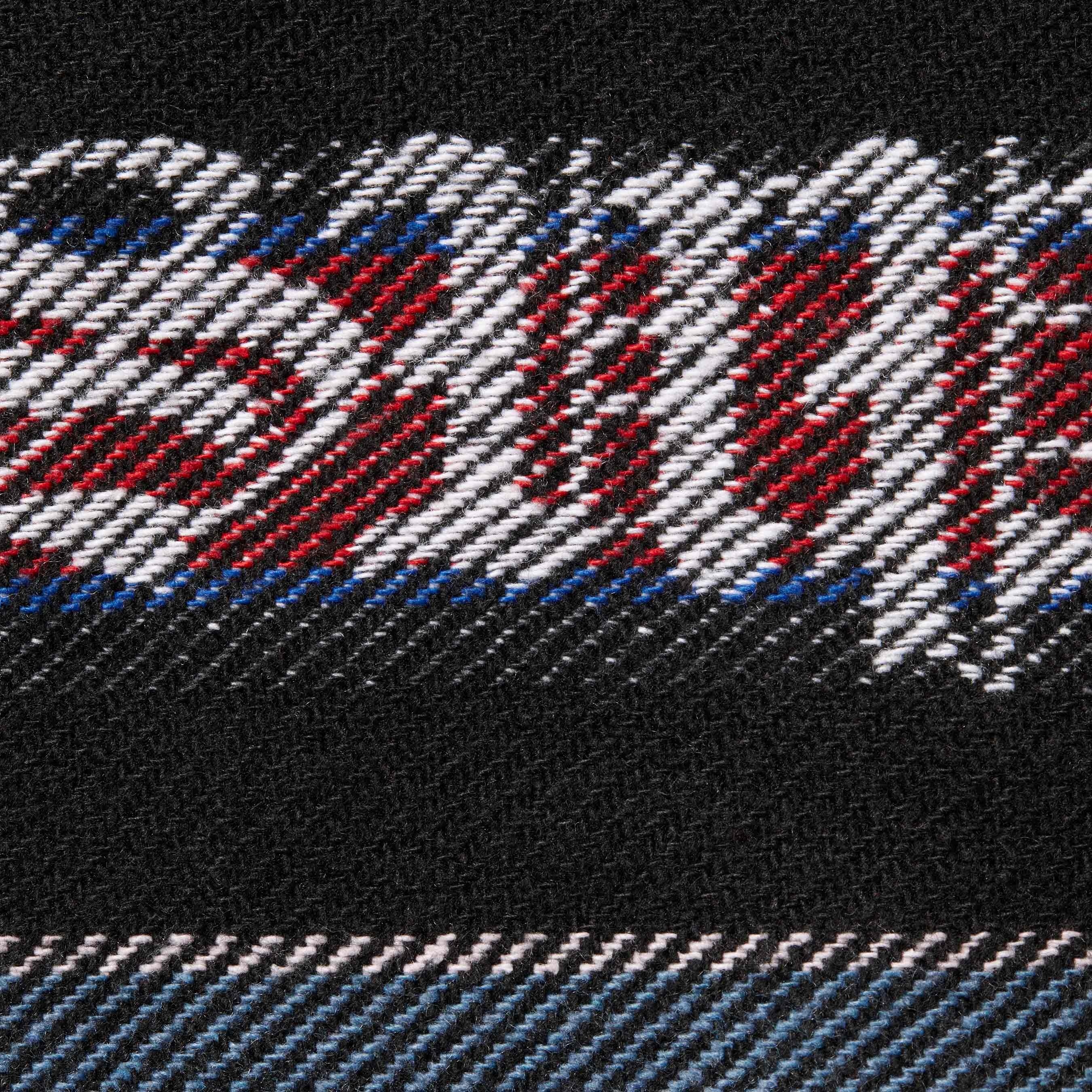 Woven Stripe Hooded Jacket view 7